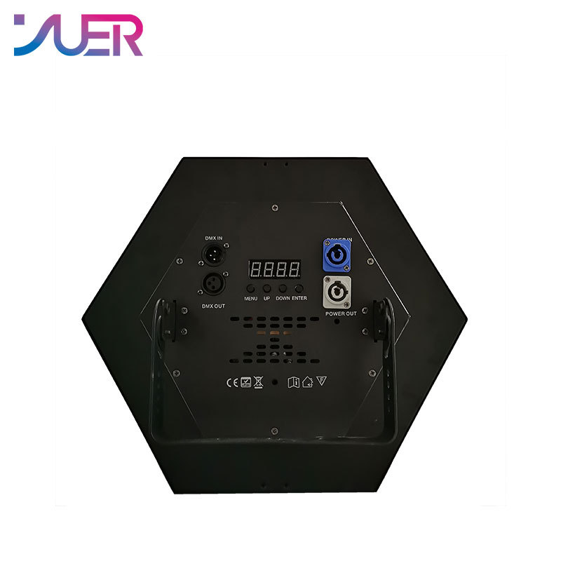 YUER 3x60W Golden COB + LED 48x3W RGB LED Retro Flashing Lights DMX512 LED Background Lighting DJ Disco Bar Party Club Show