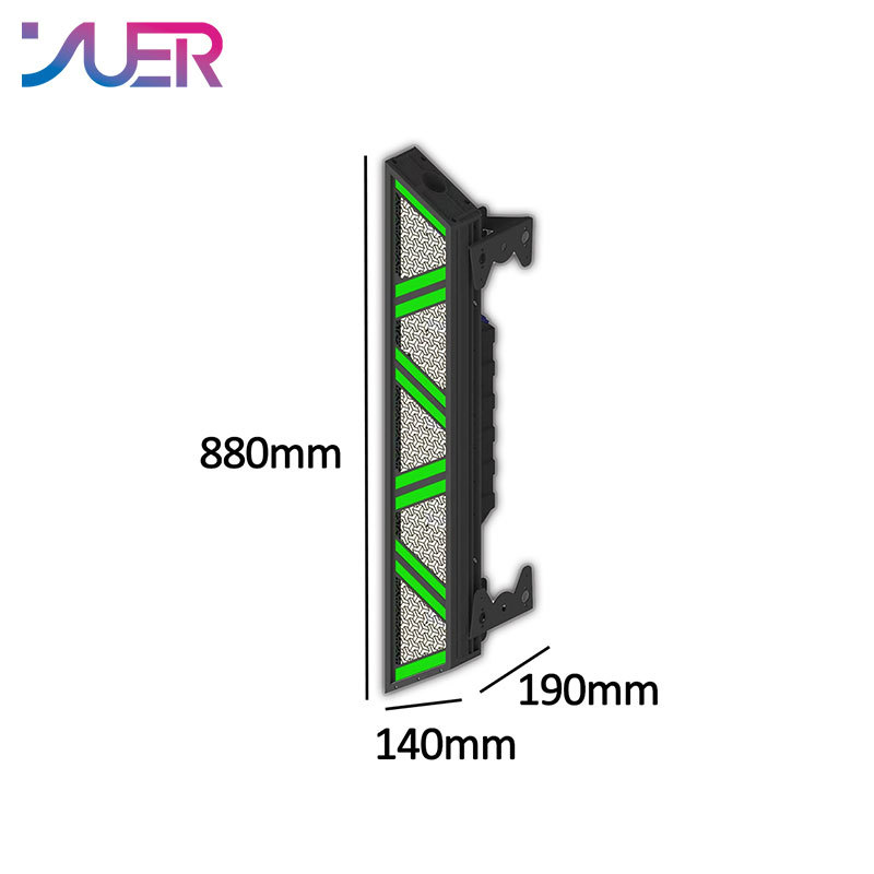 YUER 5x60W Amber LED Retro Flash Light With Auxiliary Blacklight DMX512 DJ Sound Party Music Dance Club DJ Disco Stage Effect S-Tribe