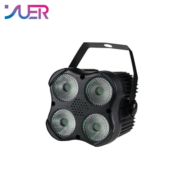 YUER 4 Eyes LED RGB 3IN1 Par Light DMX512 Voice Contro For DJ Disco Stage Dance Hall Party Indoor Bar Professional background light