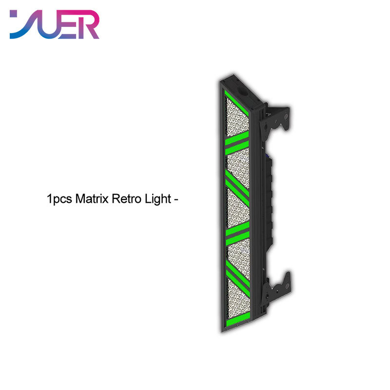 YUER 5x60W Amber LED Retro Flash Light With Auxiliary Blacklight DMX512 DJ Sound Party Music Dance Club DJ Disco Stage Effect S-Tribe