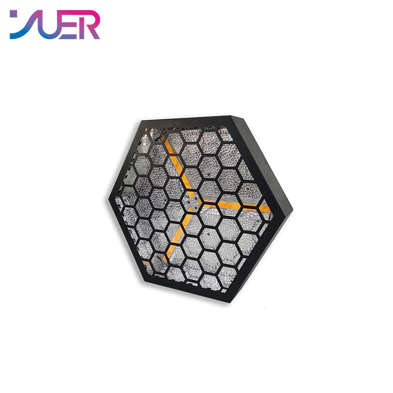 YUER 3x60W Golden COB + LED 48x3W RGB LED Retro Flashing Lights DMX512 LED Background Lighting DJ Disco Bar Party Club Show