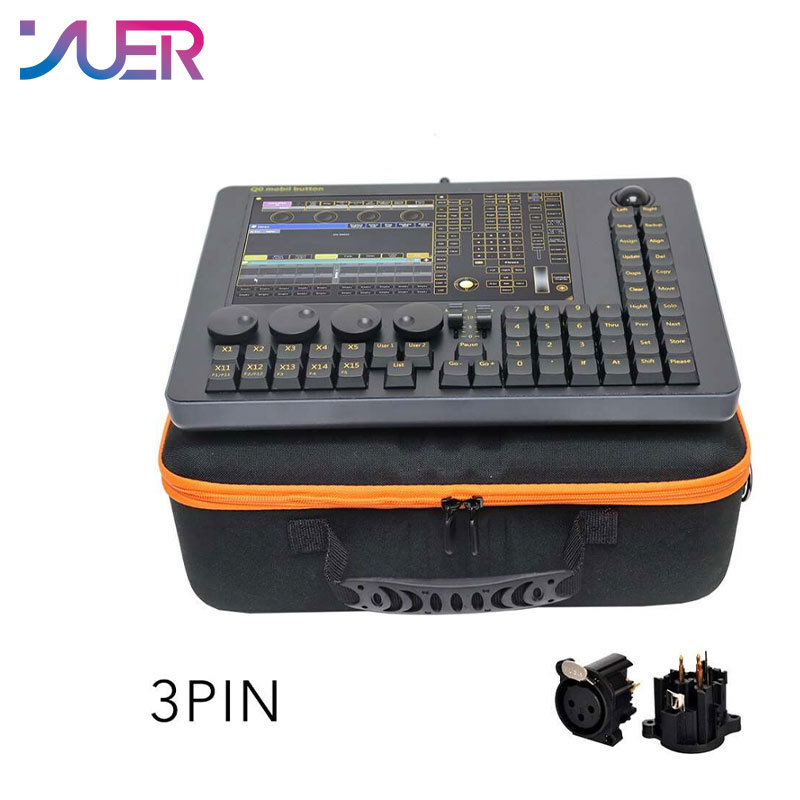 YUER NEW Mold grandma mini Q0 Command Wing 3D effect DMX Stage Lighing Controller Software Console DJ Disco Party Moving Head Light