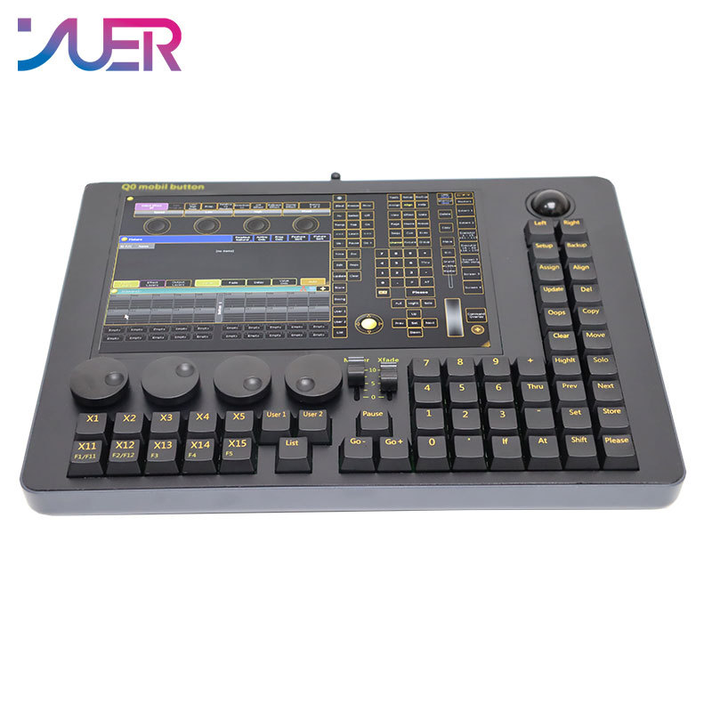 YUER NEW Mold grandma mini Q0 Command Wing 3D effect DMX Stage Lighing Controller Software Console DJ Disco Party Moving Head Light