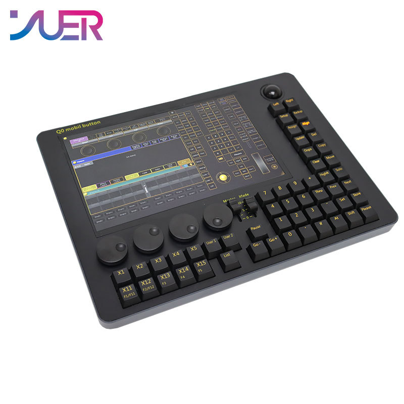 YUER NEW Mold grandma mini Q0 Command Wing 3D effect DMX Stage Lighing Controller Software Console DJ Disco Party Moving Head Light