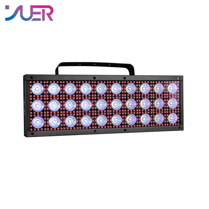 YUER LED 250W RGB+W Matrix Wash Strobe Lighting For DJ Disco Bar Nightcuble Home Party Professional Stage Performance