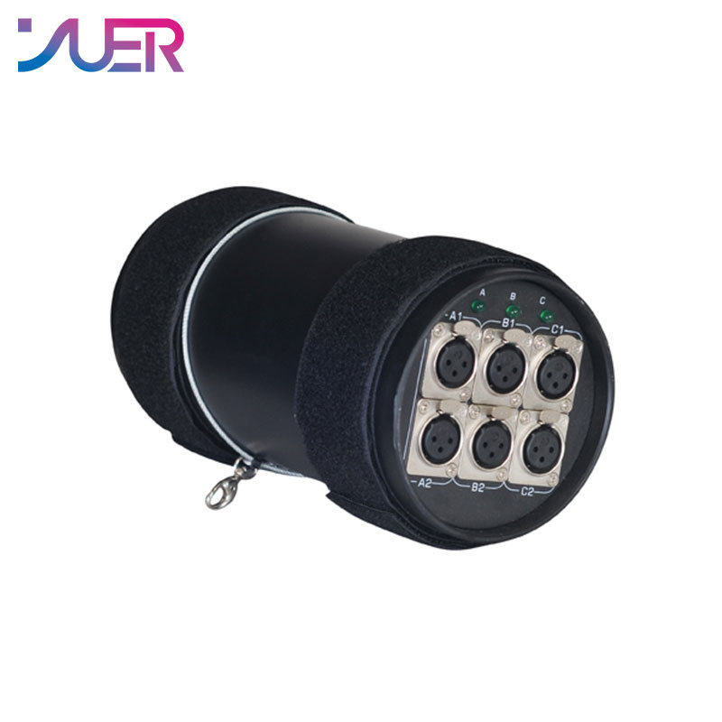 YUER ALPHA6 Stage Light Controller DMX512 Splitter Light Signal Amplifier Splitter Splitter 6 DMX Distributor Disco DJ Equipment