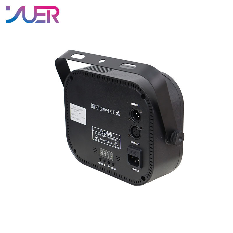 YUER Multifunction Strobe LED RGBW UV Laser Beam Christmas Wedding Party Bluetooth Audio Effect Stage Lighting Dj Disco Remote DMX