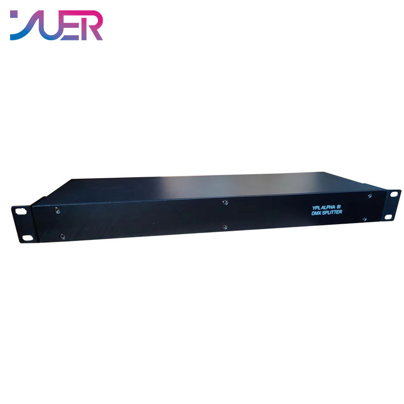 YUER ALPHA 8l Stage Light Controller DMX512 Splitter Light Signal Amplifier Splitter Splitter 8I DMX Distributor Disco DJ Equipment