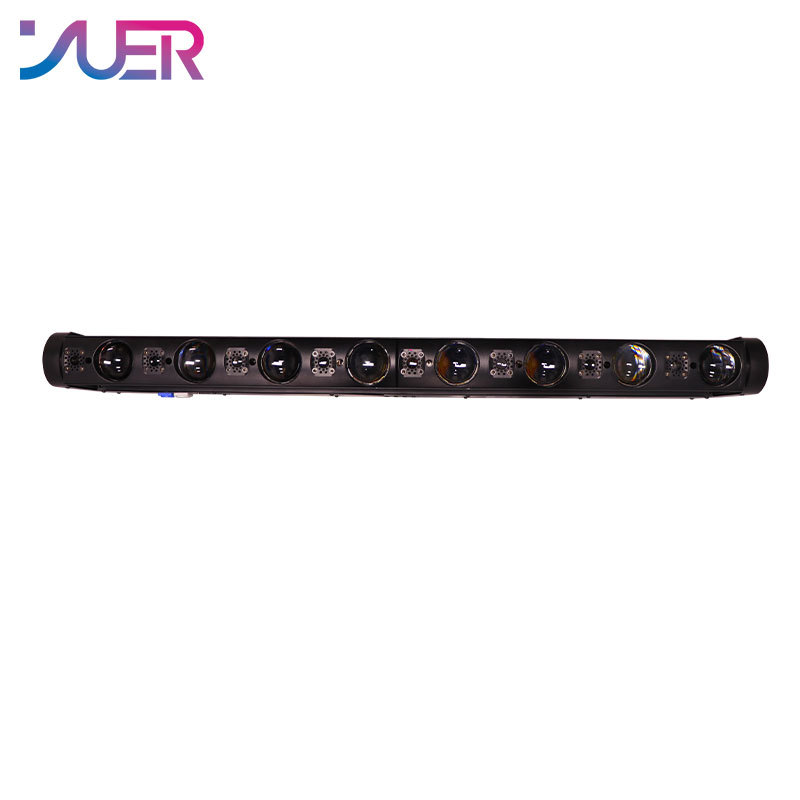 YUER NEW Dj Moving Head Laser Light 8+8 eyes Red Laser RGB LED Beam Lighting DMX512 For Stage Night Club Bar Dance Floor