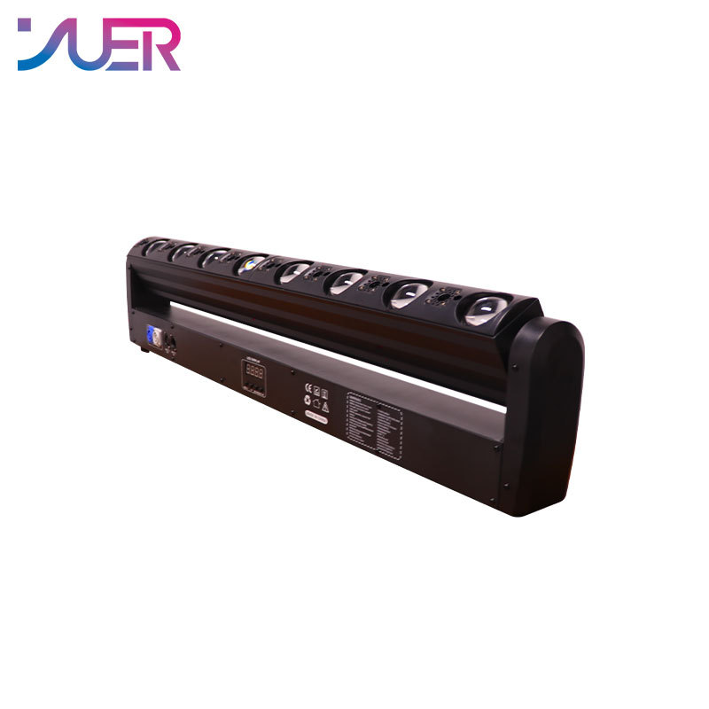 YUER NEW Dj Moving Head Laser Light 8+8 eyes Red Laser RGB LED Beam Lighting DMX512 For Stage Night Club Bar Dance Floor