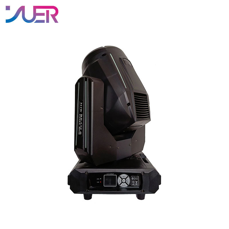 YUER OSRAM 295W Beam 8 Segment 128LED RGB Auxiliary Moving Head Light DMX Fossa prism and Atomizing mirror Effect Light For Disco Bar