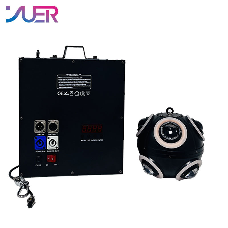 YUER RGBW 150W LED 4in1 Lifting Football Shape Light DMX Rolling Beam Moving Head Stage Effect DJ Party Christmas Decoration Lights