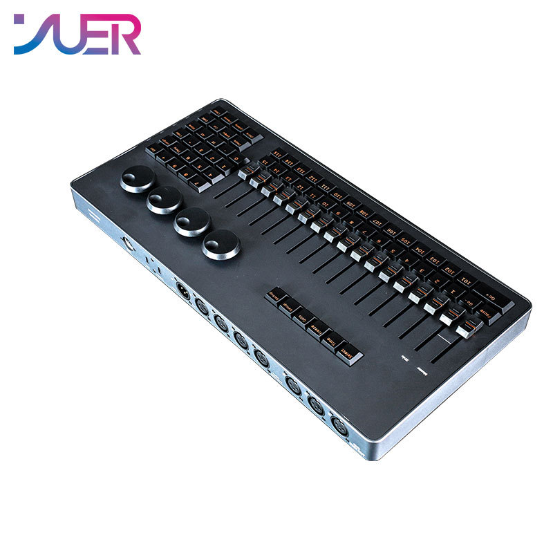 YUER Combination PLUS Command On PC Fader Wing For Stage Effect Lighting DMX Controller DJ Disco Party Events Show Wedding Console