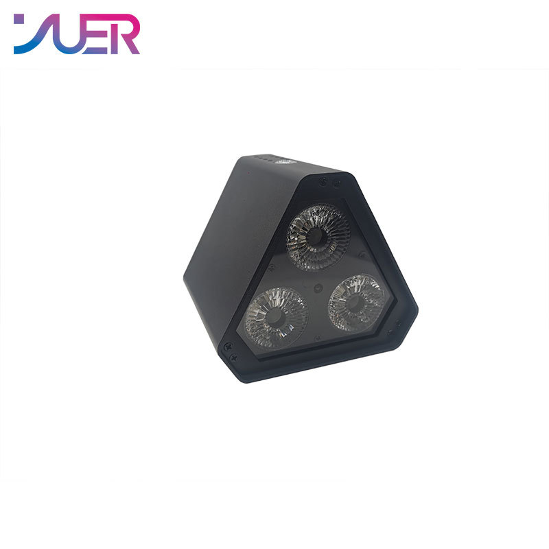 YUER Wireless Battery LED Par RGBWA UV 6IN1 LED Wash Light 3x18W High Power Bright DJ Party Christmas DMX Wedding Party Stage