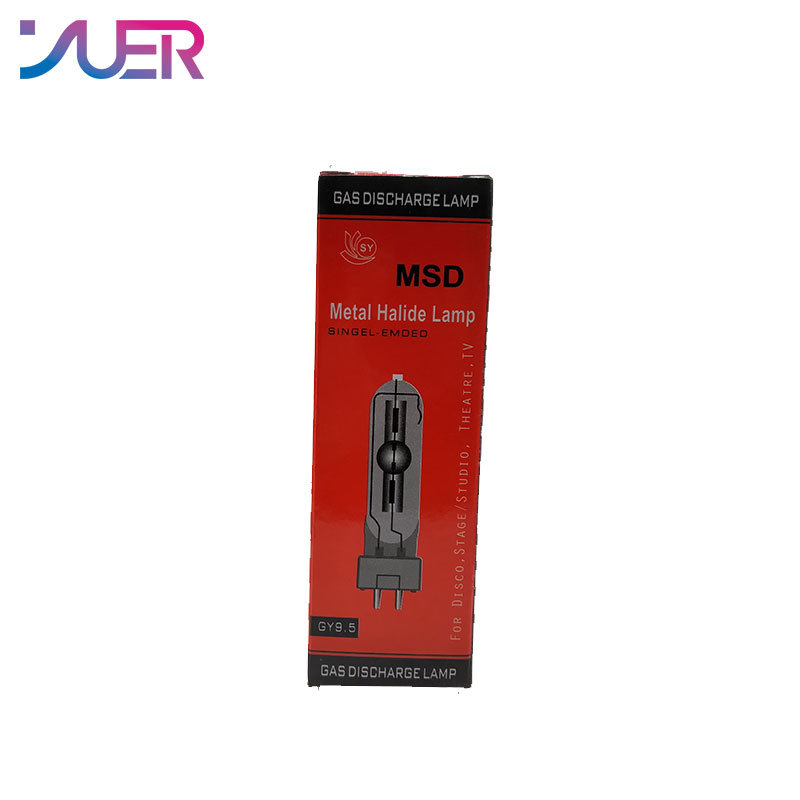 YUER Stage Lighting Lamp MSD 250/2 MSD250W 90V MSR Bulb NSD 250W 8000K Metal Halogen Lamp Disco DJ Par Light LED Moving Head Light