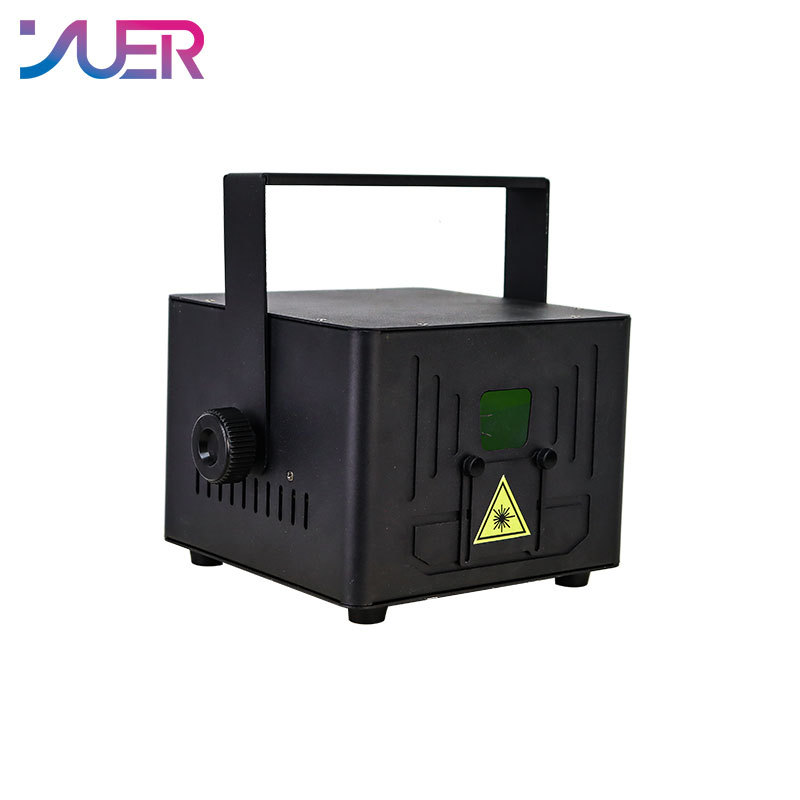 YUER New 5W RGB Animaiton Laser Light With APP Control Beam Pattern Stage Lights DMX512 16CH DJ Disco Wedding Bar Stage Effect
