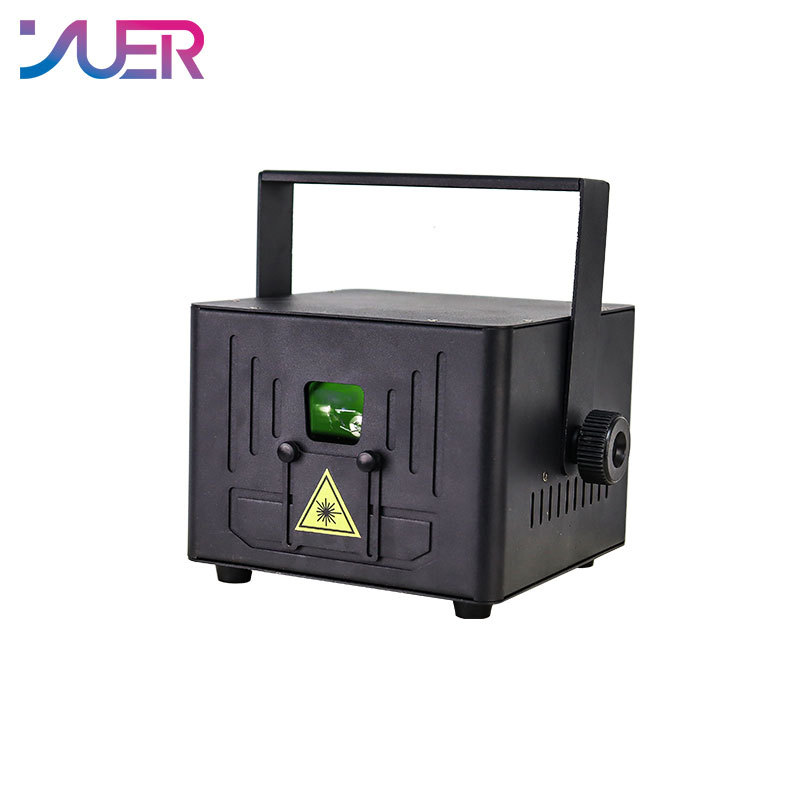 YUER New 5W RGB Animaiton Laser Light With APP Control Beam Pattern Stage Lights DMX512 16CH DJ Disco Wedding Bar Stage Effect