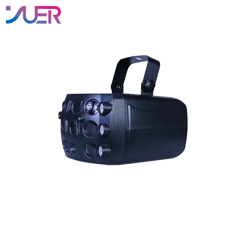 YUER Butterfly light dyeing pattern laser five-in-one effect lamp dmx512 lighting display equipment DJ party club bar event display
