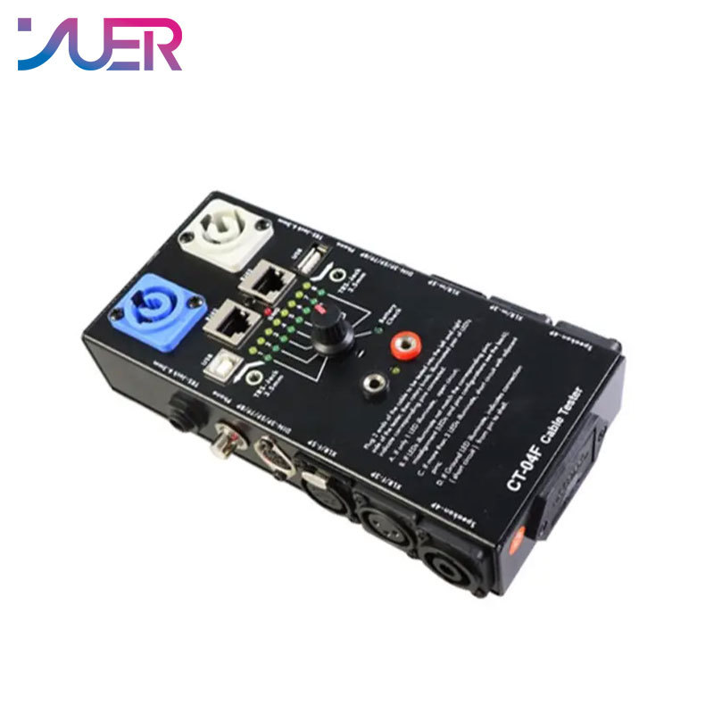 YUER Audio Network Multi Function XLR Mic DMX RJ45 Cable Tester