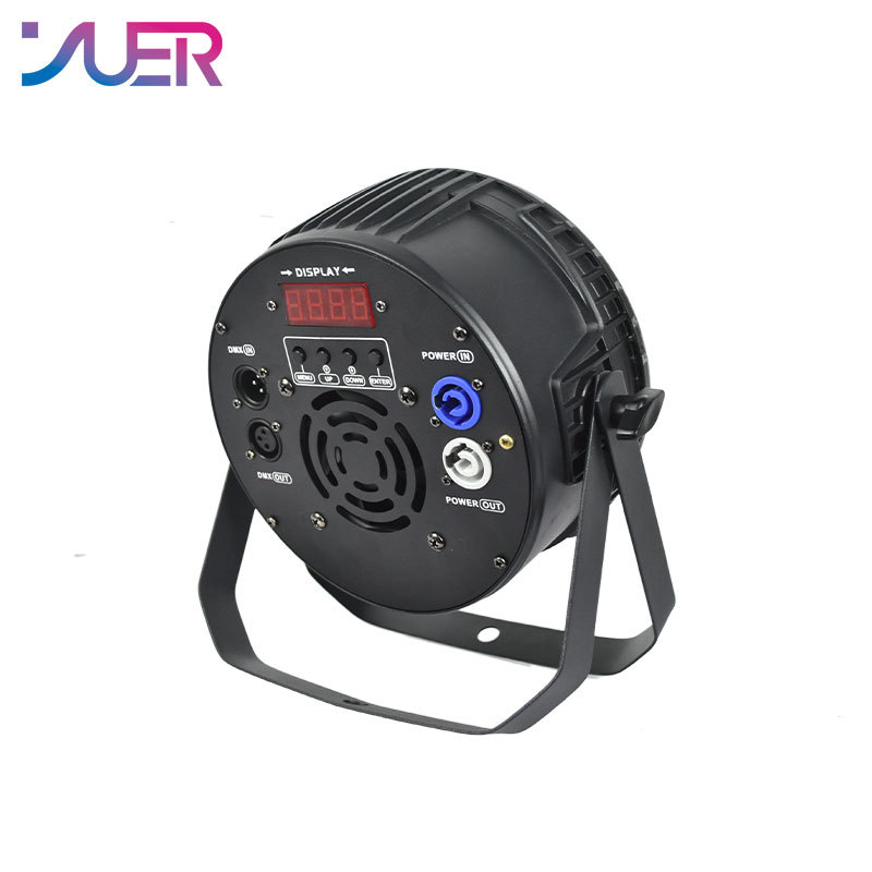YUER LED Stage Lights RGBW 18x10W 4IN1 Par Lights Wall wash strobe effect light for Events Disco DJ Wedding Stage Party Show