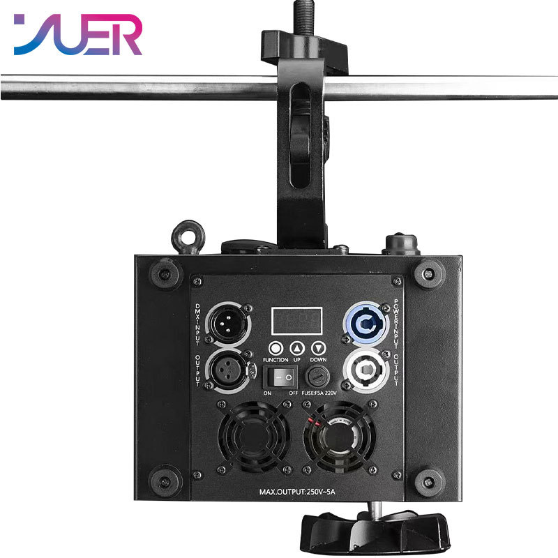 YUER NEW 400W Indoor Wedding Fireworks DJ Scene DMX control Down Spray Upside Down For Rotating Sparks Cold Spark Machine