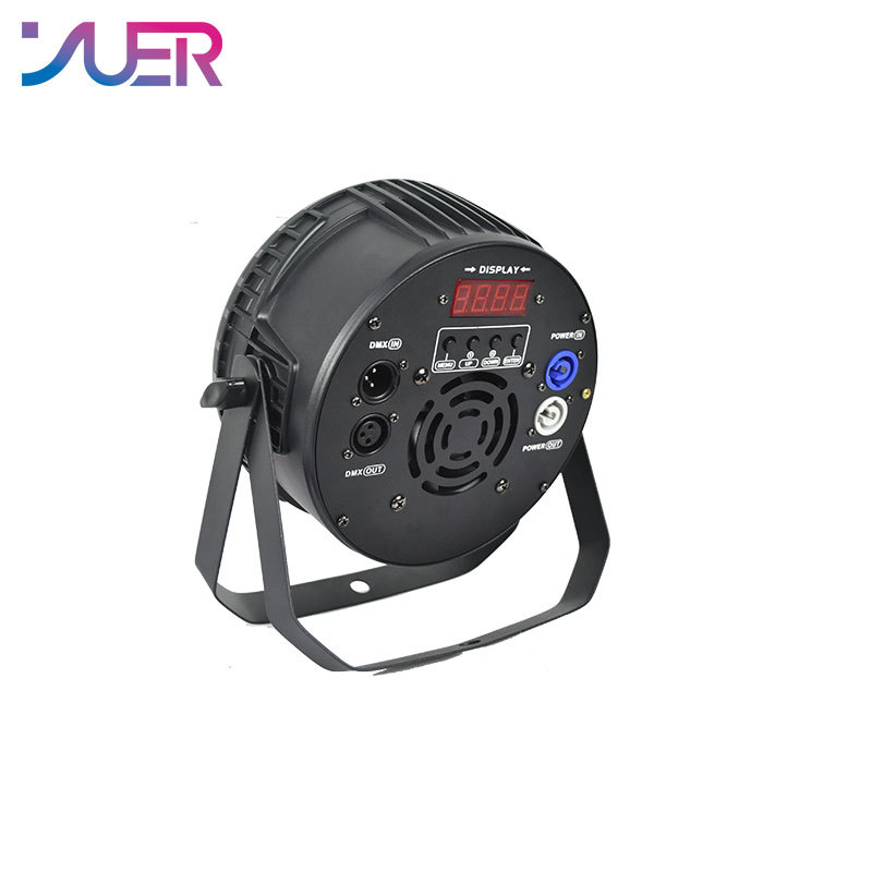 YUER LED Stage Lights RGBW 18x10W 4IN1 Par Lights Wall wash strobe effect light for Events Disco DJ Wedding Stage Party Show