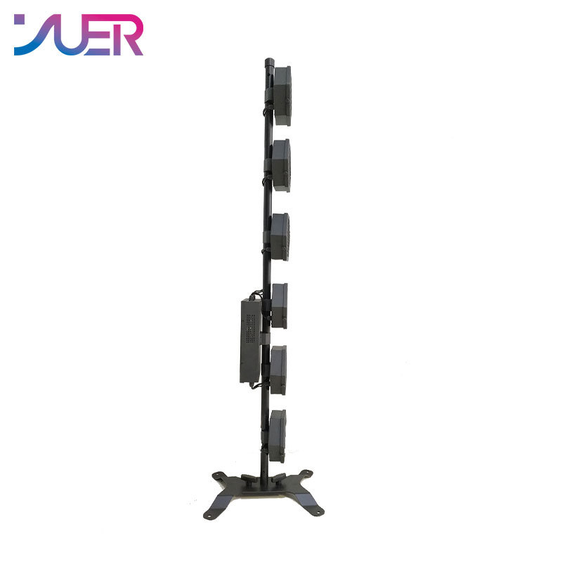 YUER 6x60W LED Retro Burst Flashing Night Light DMX512 2200K LED Flash Stage DJ Party Photographic Effect Lighting Equipment