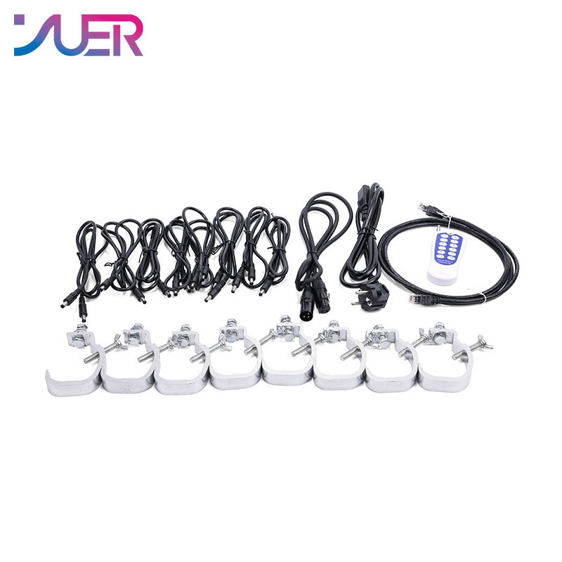 YUER 8PCS 100cm RGB Battery LED Light Tube Waterproof IP54 Built-in Battery APP Control Stage Lighting For DJ Disco Photo Photographe
