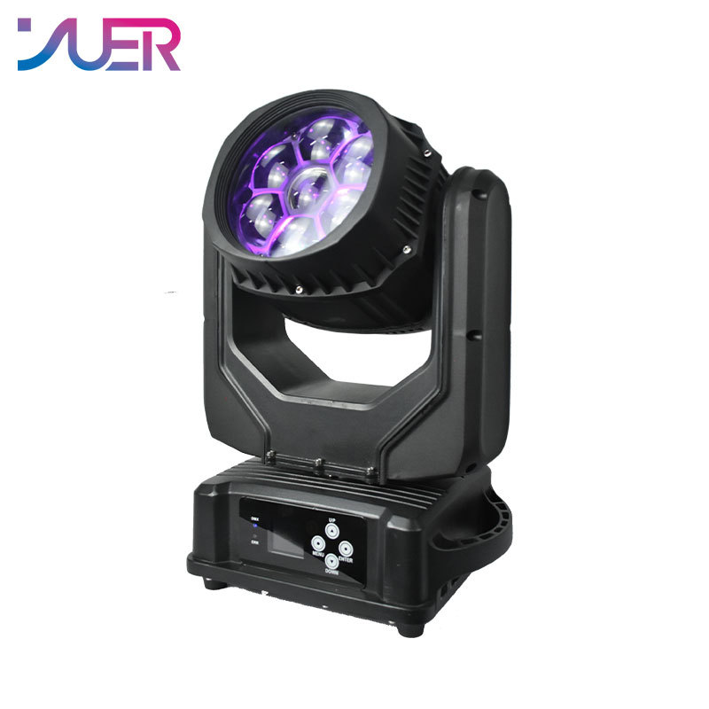 YUER IP66 7X40W RGBW LED Dye Moving Moving Head Light Bee Eye Beam Zoom Stage Light Waterproof DMX512 DJ Disco Club Stage Effect