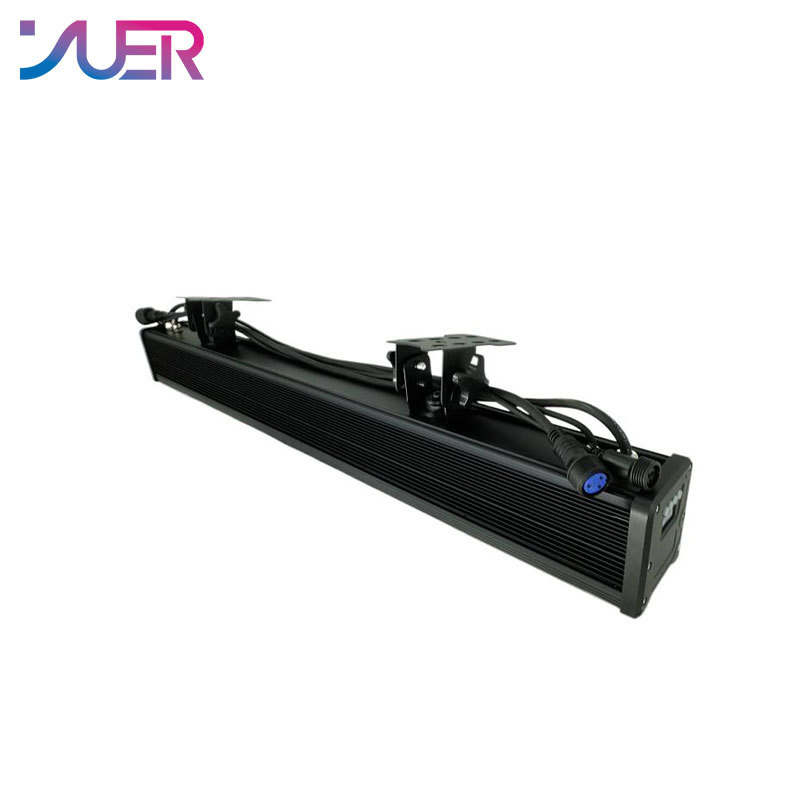 YUER IP65 Water Proof Point Control 18X10W RGBW 4in1/18X15W RGBWA 5in1/18X18W RGBWAUV 6IN1 LED Wall Wash Light DMX LED Line Bar Wash Stage Light For Dj Waterproof Running Horse Point Control