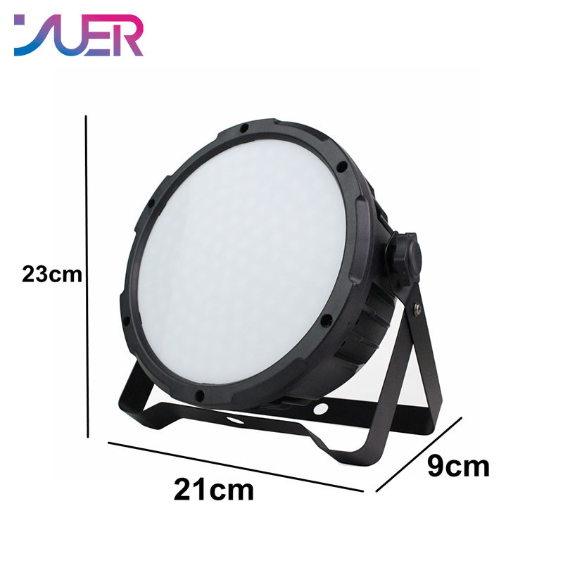 YUER Professional LED Stage Lights 127Pcs RGB 3in1 Point Control Magic Par Light DMX512 Master-Slave Led Flat For DJ Disco Party KTV