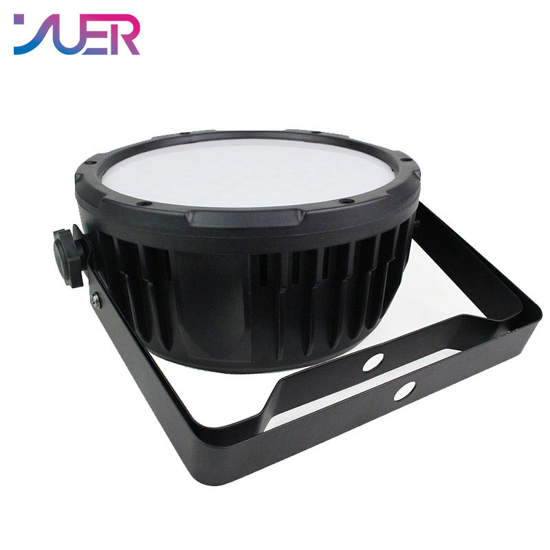 YUER Professional LED Stage Lights 127Pcs RGB 3in1 Point Control Magic Par Light DMX512 Master-Slave Led Flat For DJ Disco Party KTV
