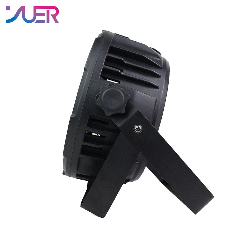YUER Professional LED Stage Lights 127Pcs RGB 3in1 Point Control Magic Par Light DMX512 Master-Slave Led Flat For DJ Disco Party KTV