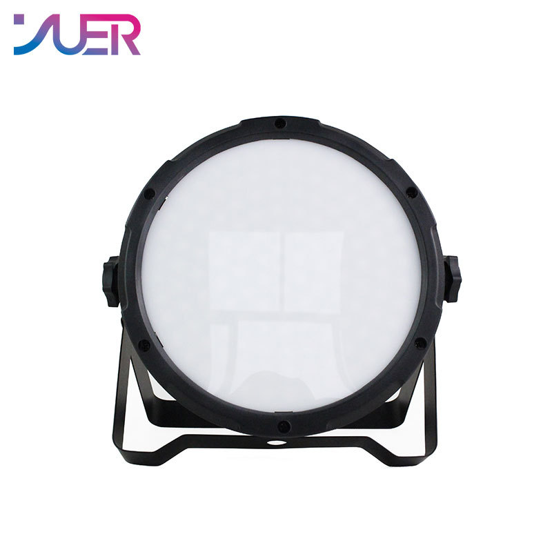 YUER Professional LED Stage Lights 127Pcs RGB 3in1 Point Control Magic Par Light DMX512 Master-Slave Led Flat For DJ Disco Party KTV