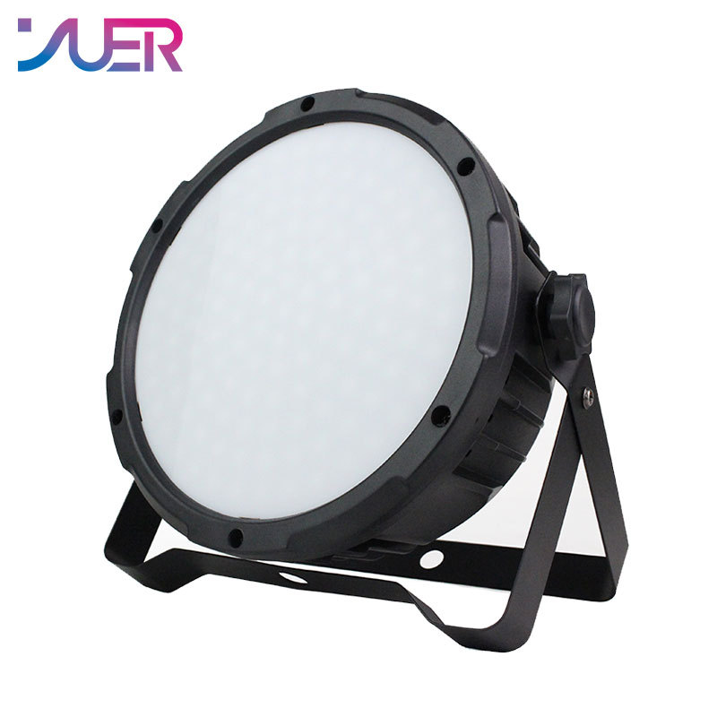 YUER Professional LED Stage Lights 127Pcs RGB 3in1 Point Control Magic Par Light DMX512 Master-Slave Led Flat For DJ Disco Party KTV