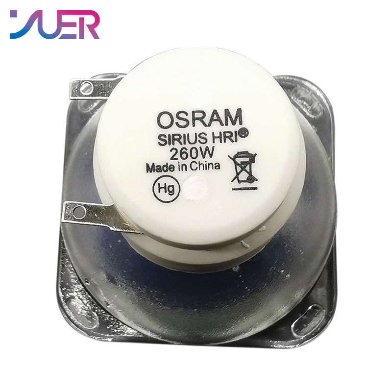 YUER DJ Disco 9R 260W Lamp Moving Head Light Beam Light Stage Lamp Platinum Metal Halogen Lamps 260w 9R Original Spot Lamp MSD MSR