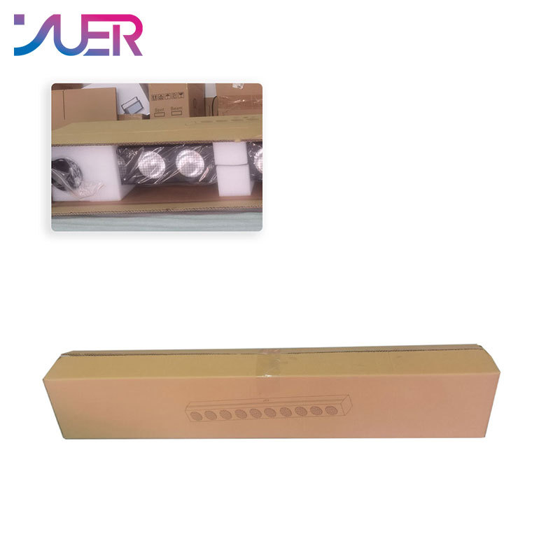 YUER 10x12W COB Warm White Blinder Bar Light COB Amber LED High Power Professional Stage Lighting For Party Bar KTV DJ Disco
