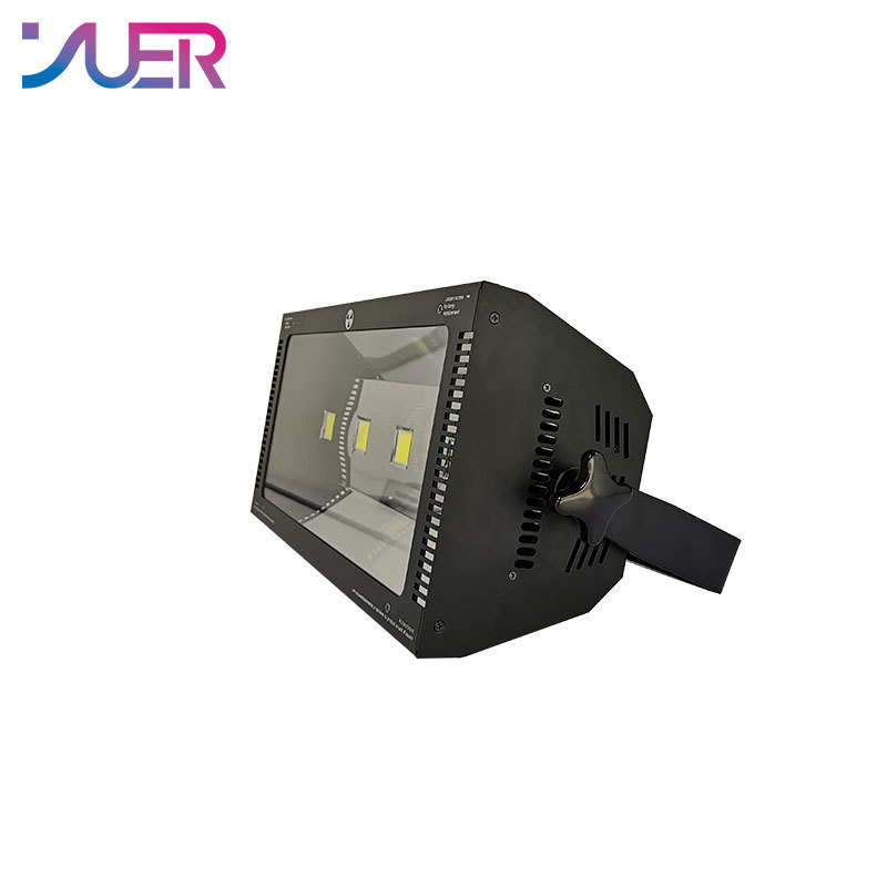 YUER LED Stage Light 400W RGB White LED Strobe 4x100W DMX LED Strobe Control Sound Flash Party Wedding Holiday DJ Lighting Effect