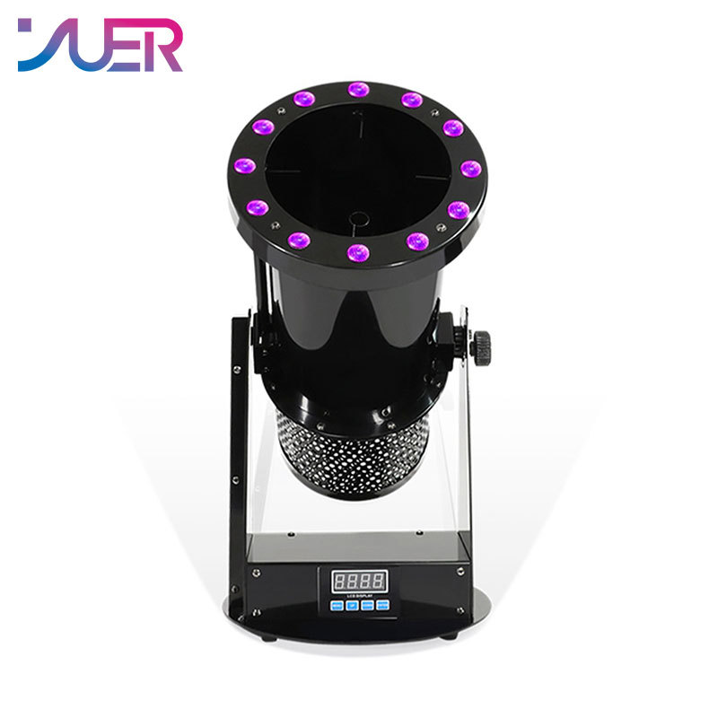 YUER New 1200W LED RGB Confetti Machine Fog Machine Wedding Dance DJ KTV Party Stage Lighting Professional Stage DJ Equipment