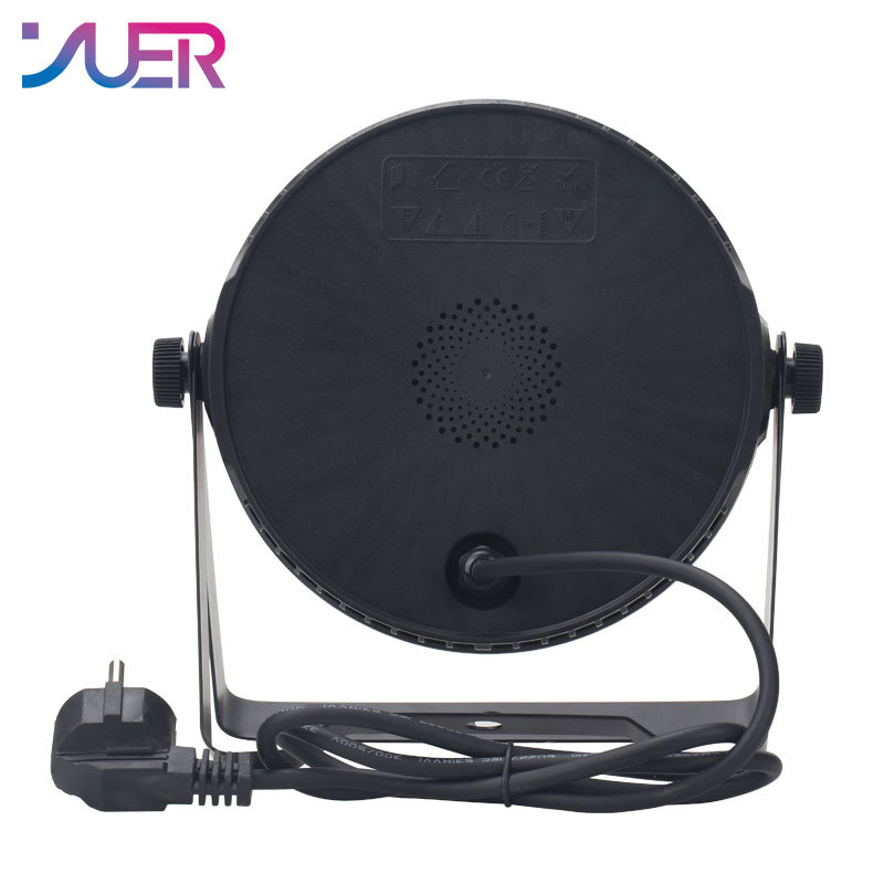 YUER Professional Stage Lights 18LED RGB 3in1 Par Light DMX Colour Mixing For Party DJ Disco Music Show With App Control Night Light