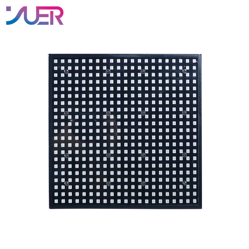 YUER 441 LED Strobe Light 147 Segments RGB Full Color Pixel Light Flat Strobe Light for Music Party Christmas