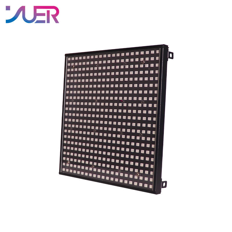 YUER 441 LED Strobe Light 147 Segments RGB Full Color Pixel Light Flat Strobe Light for Music Party Christmas