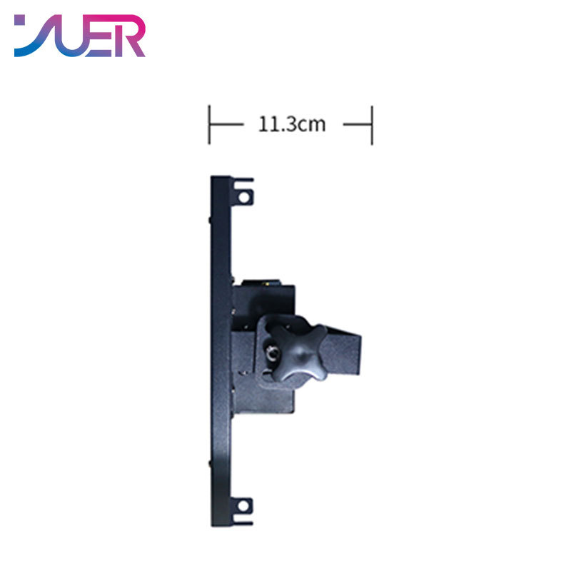 YUER 441 LED Strobe Light 147 Segments RGB Full Color Pixel Light Flat Strobe Light for Music Party Christmas