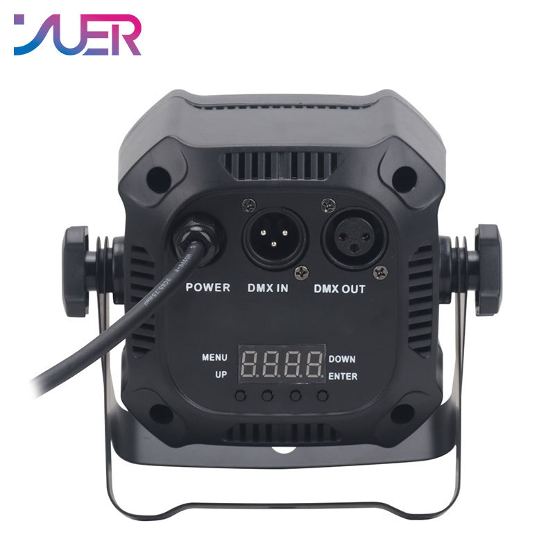 YUER LED Par Light 7x3W RGB 3IN1 LED DJ Wash Disco Light DMX512 Effect for Small Party Bar Stage Lighting