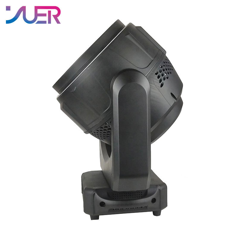 YUER 200W LED Beam Zoom Spotlight 12x60W LED Bee Eye Cleaning Effect SMD Light Strip Electric Focus Moving Head Stage Lighting for Dj Disco Head