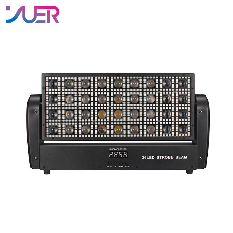 YUER LED 36x3w Warm Light 648Pcs RGB Pixel Wash Moving Head Light Flash Wall Wash Racing Horse Strobe Lights DMX512 For Dj Disco Bar