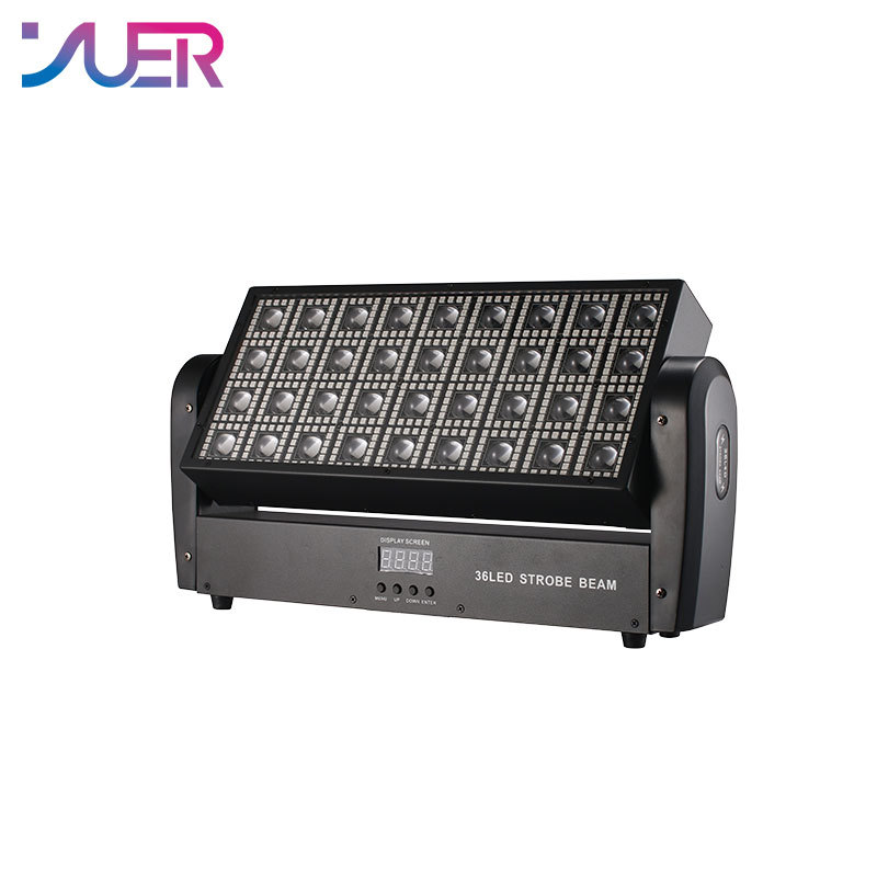YUER LED 36x3w Warm Light 648Pcs RGB Pixel Wash Moving Head Light Flash Wall Wash Racing Horse Strobe Lights DMX512 For Dj Disco Bar