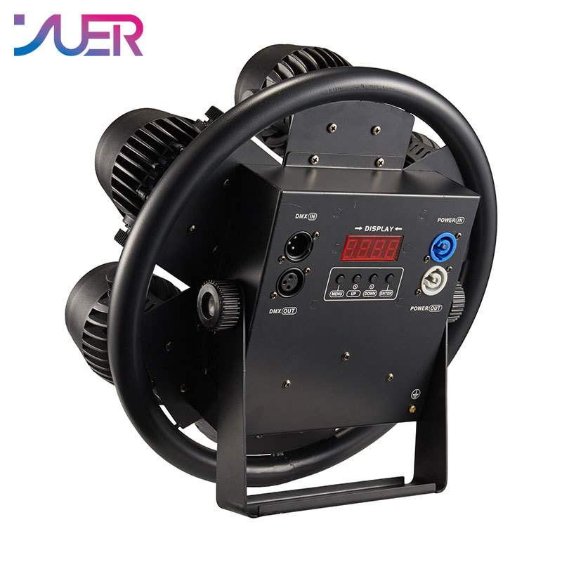 YUER 7X50W LED flash retro light with DMX voice control DJ stage background effect suitable for party disco performance