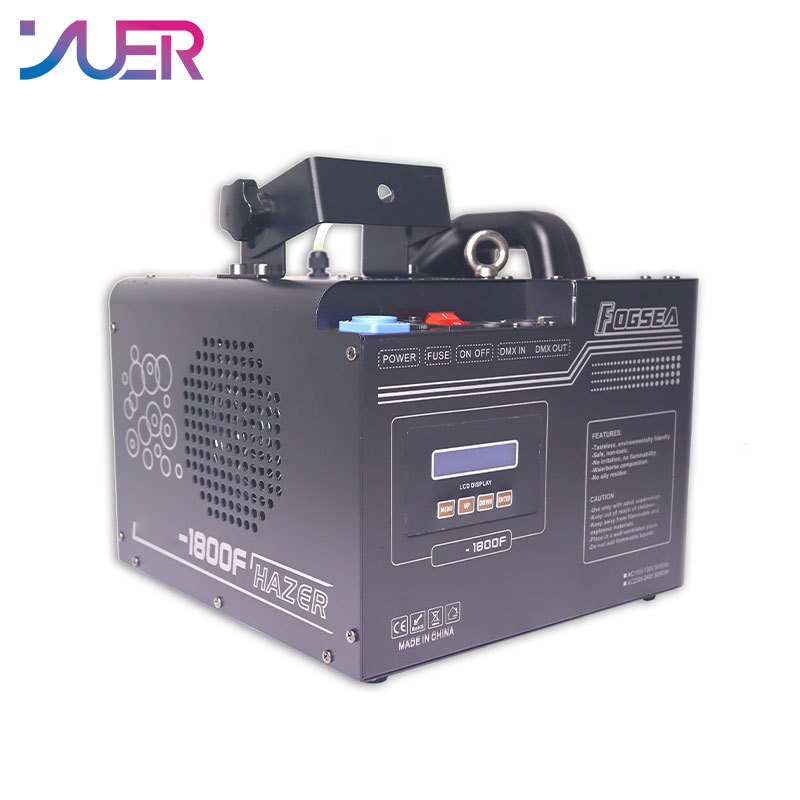 YUER NEW 1600W Multi-Angle Mist  Fog Machine Smoke Machine Fogger Hazer Equipment For DJ Bar Party Wedding Show Stage Effect