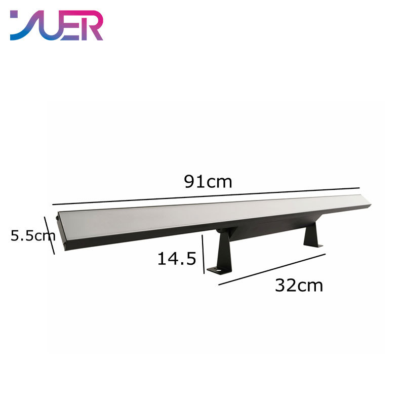 YUER 124PCS 5050 RGB 3IN1 LED Flat Pixel Lights DMX Control Digital Dream Bar DJ Party Club Multi-Color LED Light Strips Lights